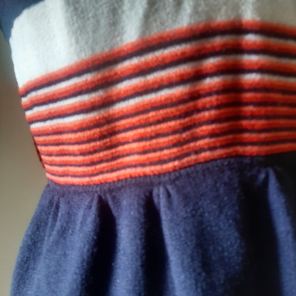 RARE St. John Neiman Marcus Collab Wool 1960s 1970s Striped Dress - Picture 3 of 11